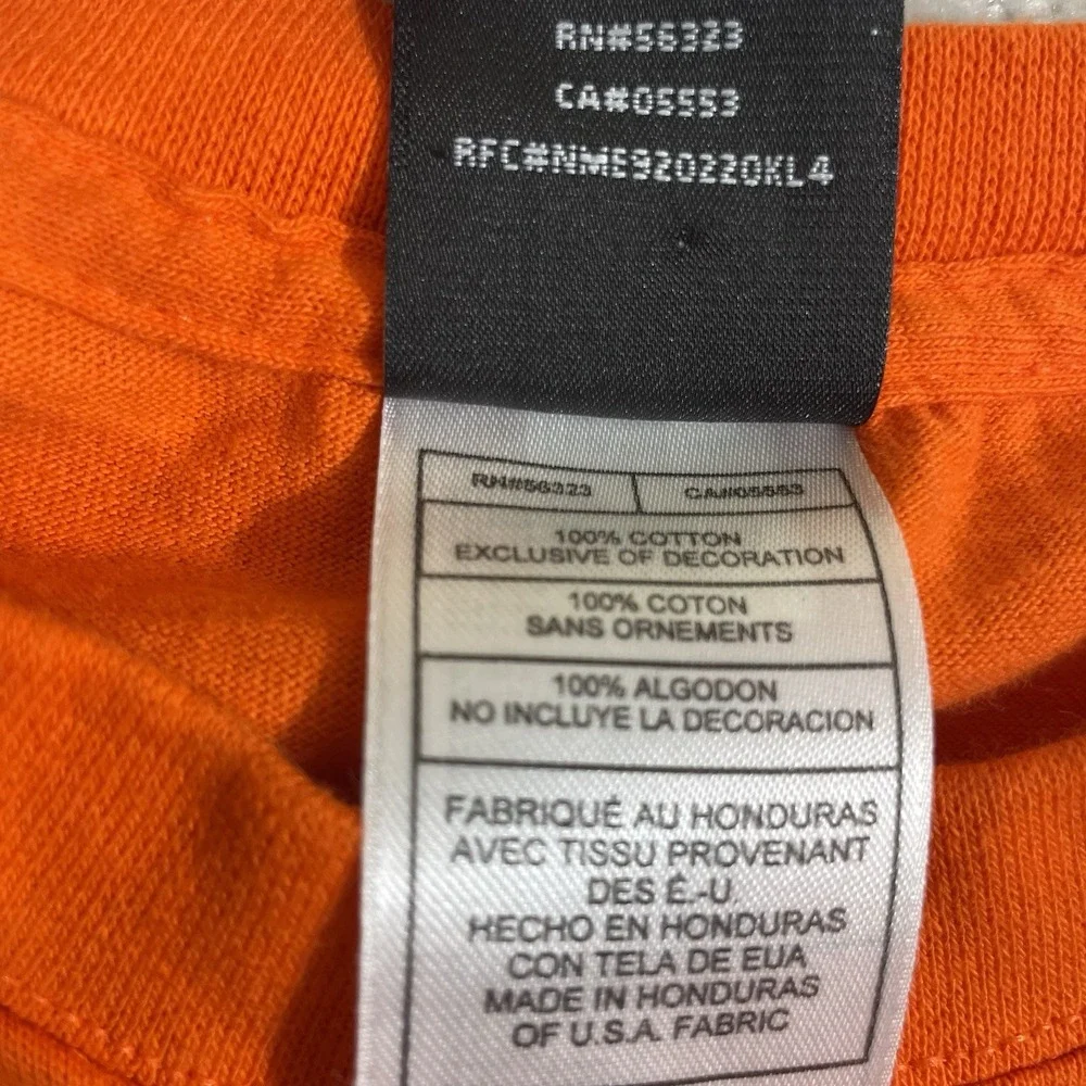 Vintage 00's Carmelo Anthony Orange Syracuse Jordan Brand Large Y2K Bmore Tshirt